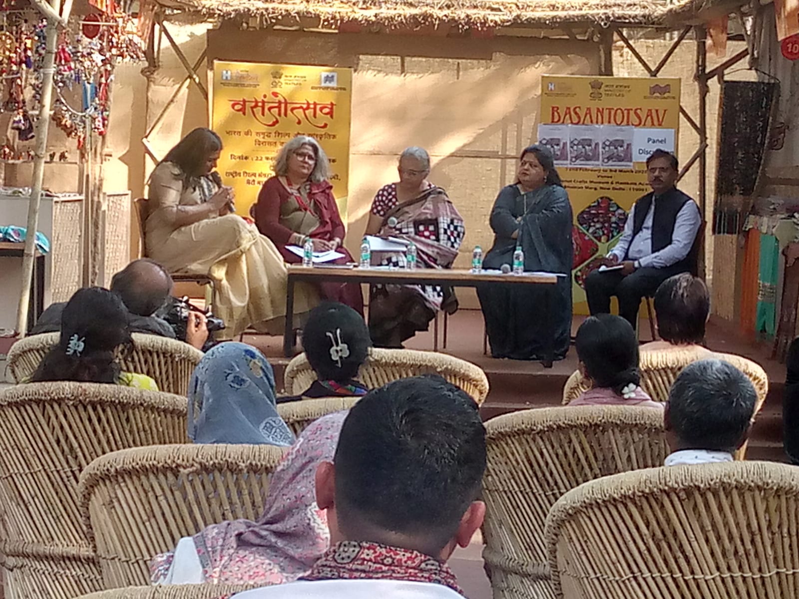 Panel Discussion on Empowering communities through textile and handicrafts: Tradition, Innovation an